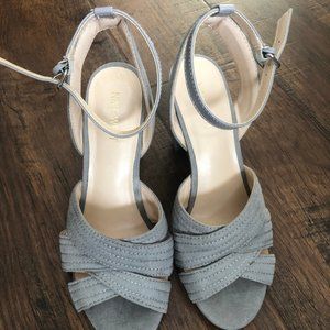 Nine West gray dress heels